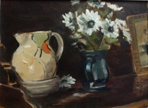 Still Life, Jugs and Flowers            